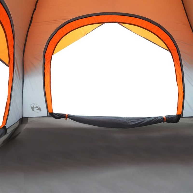 Sport si Outdoor - Camping - Corturi camping - Cort de camping 4 persoane gri si portocaliu impermeabil - Infinity.ro