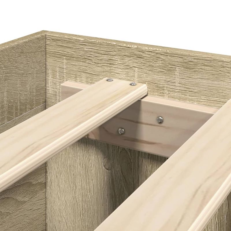 Casa si Gradina - Mobilier - Paturi si accesorii - Paturi - Cadru de pat, stejar sonoma, 100x200 cm, lemn prelucrat - Infinity.ro