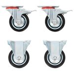 Casa si Gradina - Constructii - Depozitare, transport si protectie - Accesorii echipamente pentru transport si ridicat - Roti, 4 buc., 75 mm - Infinity.ro