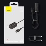 Laptop, Telefoane si Tablete - Telefoane mobile si accesorii - Accesorii Telefoane - Incarcatoare telefoane - Statie Incarcare 2xUSB-C, PD65W, 2xUSB-A, 5A + Cablu Type-C - Baseus GaN3 Pro (CCGP040101) - Negru - Infinity.ro