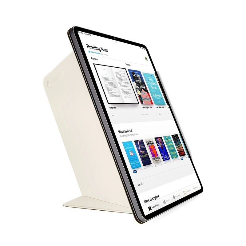Laptop, Telefoane si Tablete - Tablete si accesorii tablete - Accesorii Tablete - Huse tablete - Husa pentru iPad Pro 11 (2024) - Tomtoc Inspire Mode Folio (B52A2W1) - Ivory Alb - Infinity.ro