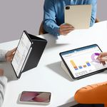 Laptop, Telefoane si Tablete - Tablete si accesorii tablete - Accesorii Tablete - Huse tablete - Husa pentru iPad Pro 11 (2024) - Tomtoc Inspire Mode Folio (B52A2W1) - Ivory Alb - Infinity.ro