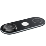 Laptop, Telefoane si Tablete - Telefoane mobile si accesorii - Accesorii Telefoane - Alte accesorii telefoane - Statie incarcator Wireless Fast Charger 15W Cu Magsafe 3 In 1  Compatibil Cu Apple Watch , Airpods  si Iphone Negru - Infinity.ro