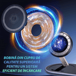 Laptop, Telefoane si Tablete - Telefoane mobile si accesorii - Accesorii Telefoane - Alte accesorii telefoane - Statie incarcator Wireless Fast Charger 15W Cu Magsafe 3 In 1  Compatibil Cu Apple Watch , Airpods  si Iphone Negru - Infinity.ro