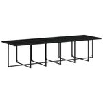 Casa si Gradina - Gradina si terasa - Mobilier exterior - Seturi mobila gradina - Set mobilier de gradina cu perne, 17 piese, negru, poliratan - Infinity.ro
