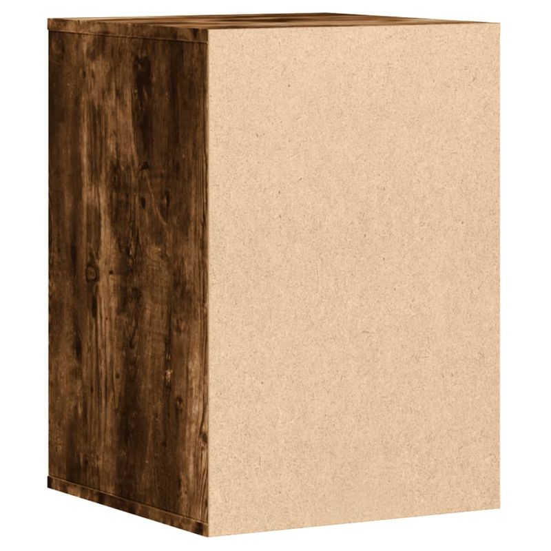 Casa si Gradina - Mobilier - Comode si corpuri - Comode - Dulap colt cu sertare stejar fumuriu 40x41x58 cm lemn prelucrat - Infinity.ro