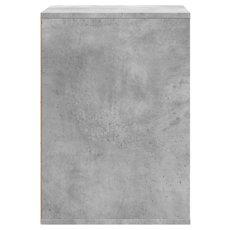 Casa si Gradina - Mobilier - Comode si corpuri - Comode - Dulap colt cu sertare gri beton 60x41x58 cm lemn prelucrat - Infinity.ro