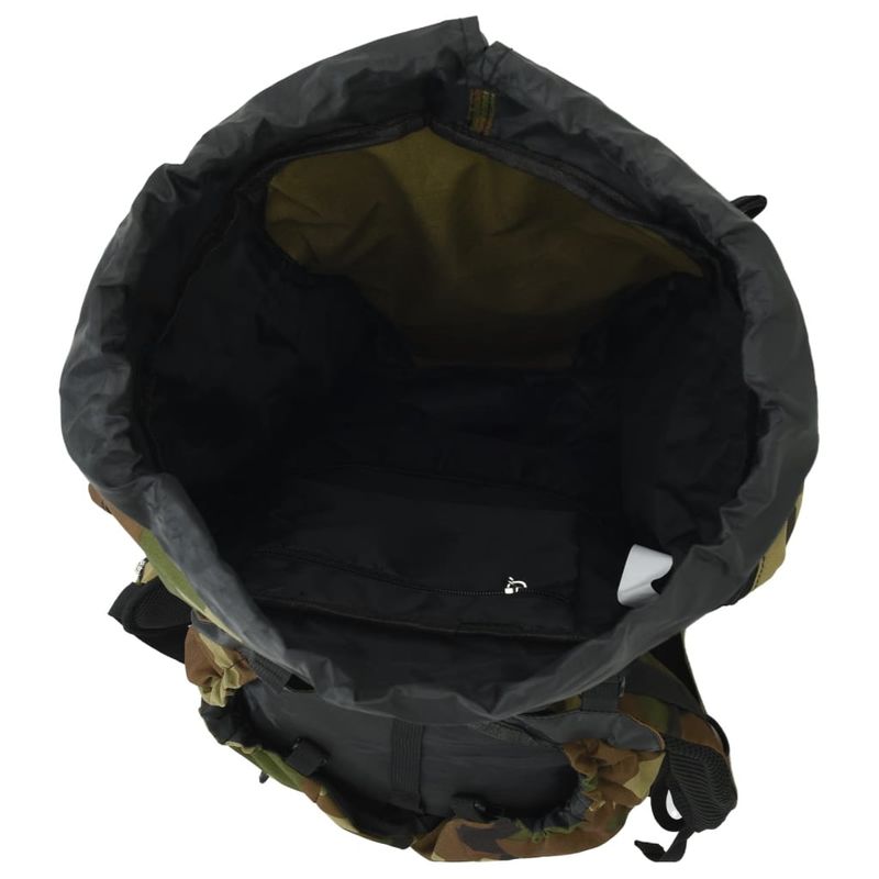 Sport si Outdoor - Articole de voiaj - Rucsacuri - Rucsac de drumetie, verde camuflaj, 60 L, tesatura oxford - Infinity.ro