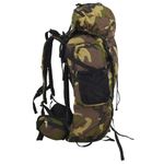 Sport si Outdoor - Articole de voiaj - Rucsacuri - Rucsac de drumetie, verde camuflaj, 80 L, tesatura oxford - Infinity.ro