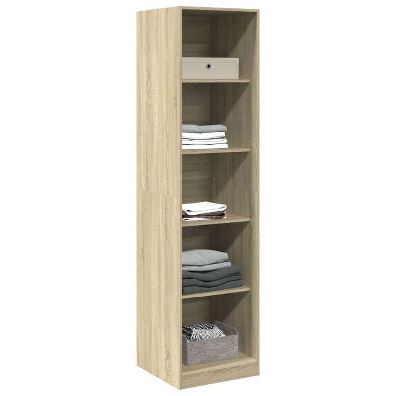 Casa si Gradina - Mobilier - Dulapuri si sifoniere - Sifoniere - Sifonier, stejar sonoma, 50x50x200 cm, lemn prelucrat, cantitate 4 rafturi - Infinity.ro