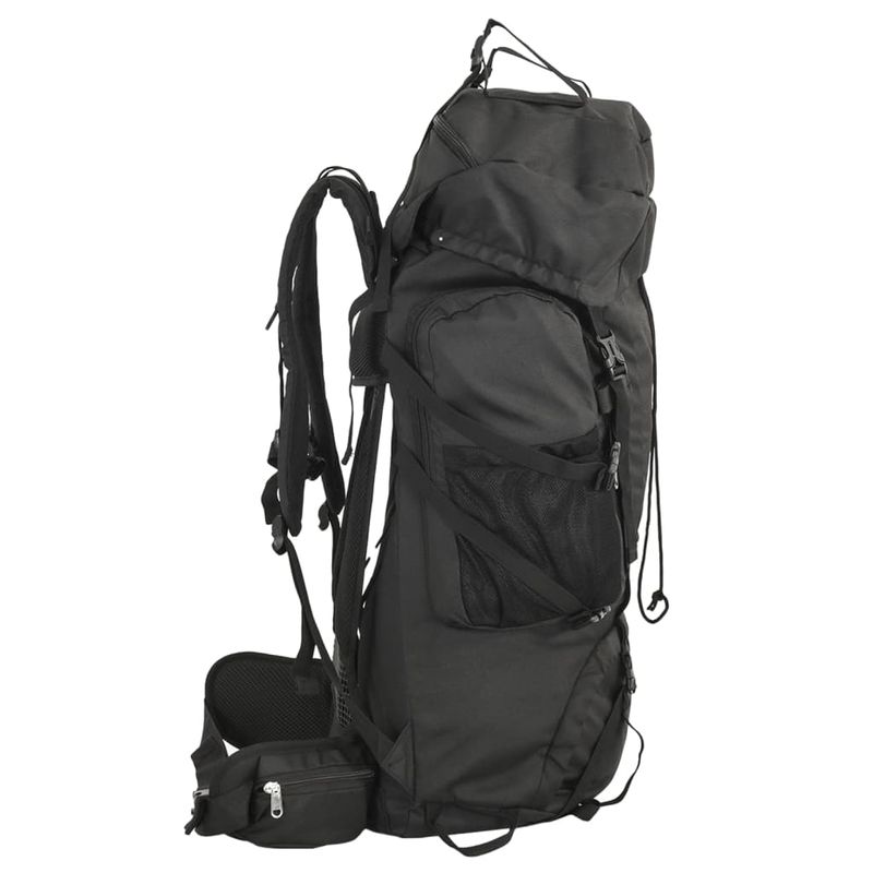 Sport si Outdoor - Articole de voiaj - Rucsacuri - Rucsac de drumetie, negru, 100 L, tesatura oxford - Infinity.ro