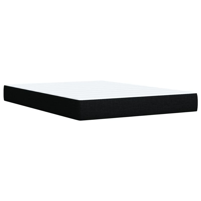 Casa si Gradina - Mobilier - Paturi si accesorii - Paturi - Pat box spring cu saltea, negru, 160x200 cm, textil - Infinity.ro