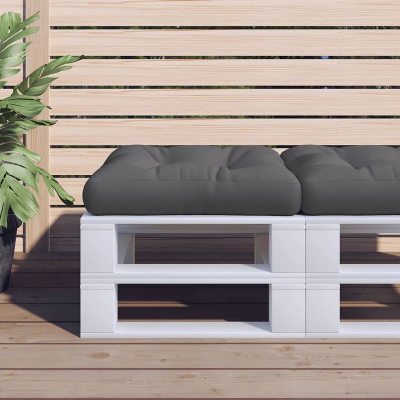 Casa si Gradina - Gradina si terasa - Mobilier exterior - Perne decorative exterior - Perna de paleti, antracit, 50x50x12 cm, material textil - Infinity.ro