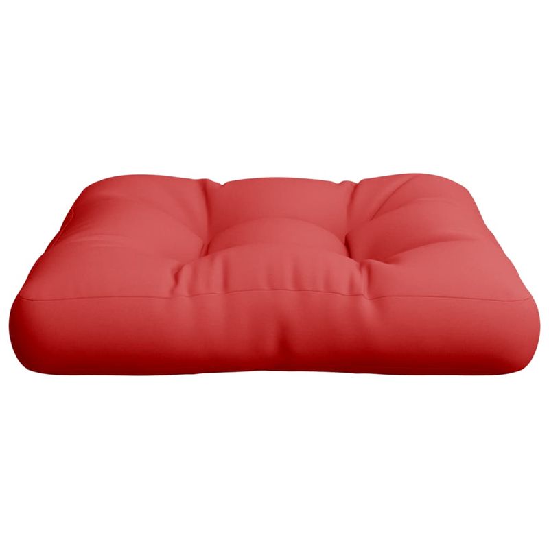 Casa si Gradina - Gradina si terasa - Mobilier exterior - Perne decorative exterior - Perna pentru paleti, rosu, 50x50x12 cm, tesatura - Infinity.ro