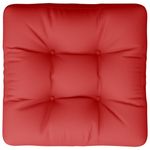 Casa si Gradina - Gradina si terasa - Mobilier exterior - Perne decorative exterior - Perna pentru paleti, rosu, 50x50x12 cm, tesatura - Infinity.ro