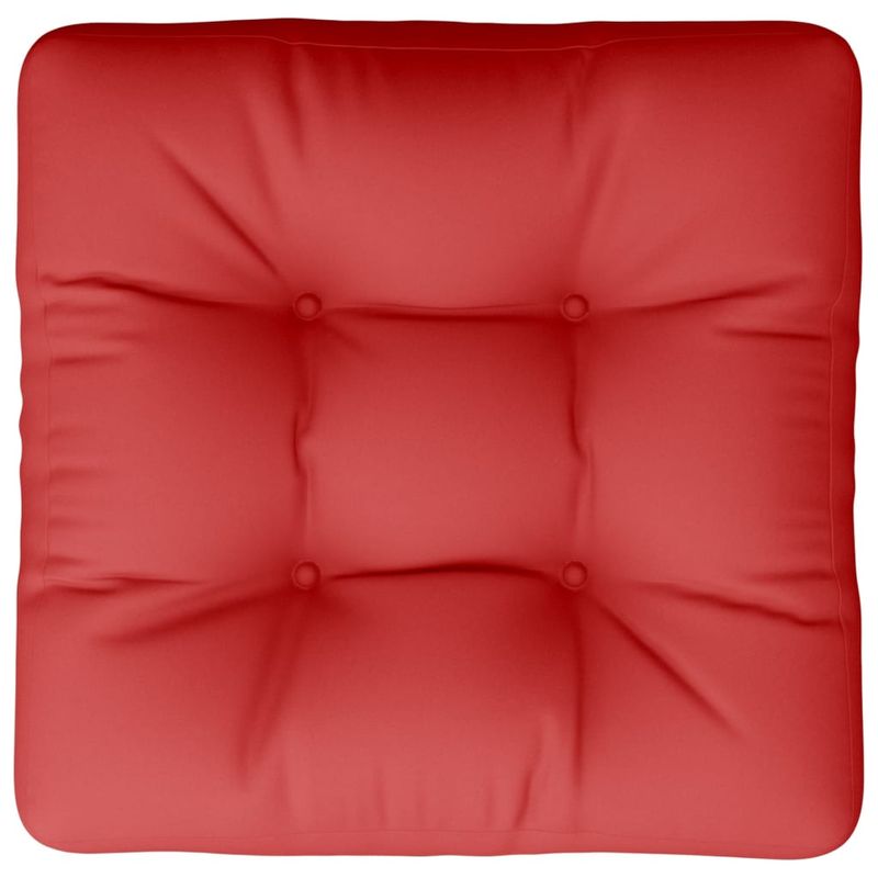 Casa si Gradina - Gradina si terasa - Mobilier exterior - Perne decorative exterior - Perna pentru paleti, rosu, 50x50x12 cm, tesatura - Infinity.ro