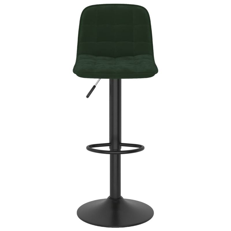 Casa si Gradina - Mobilier - Scaune si fotolii - Scaune - Scaune de bar, 2 buc., verde inchis, catifea - Infinity.ro