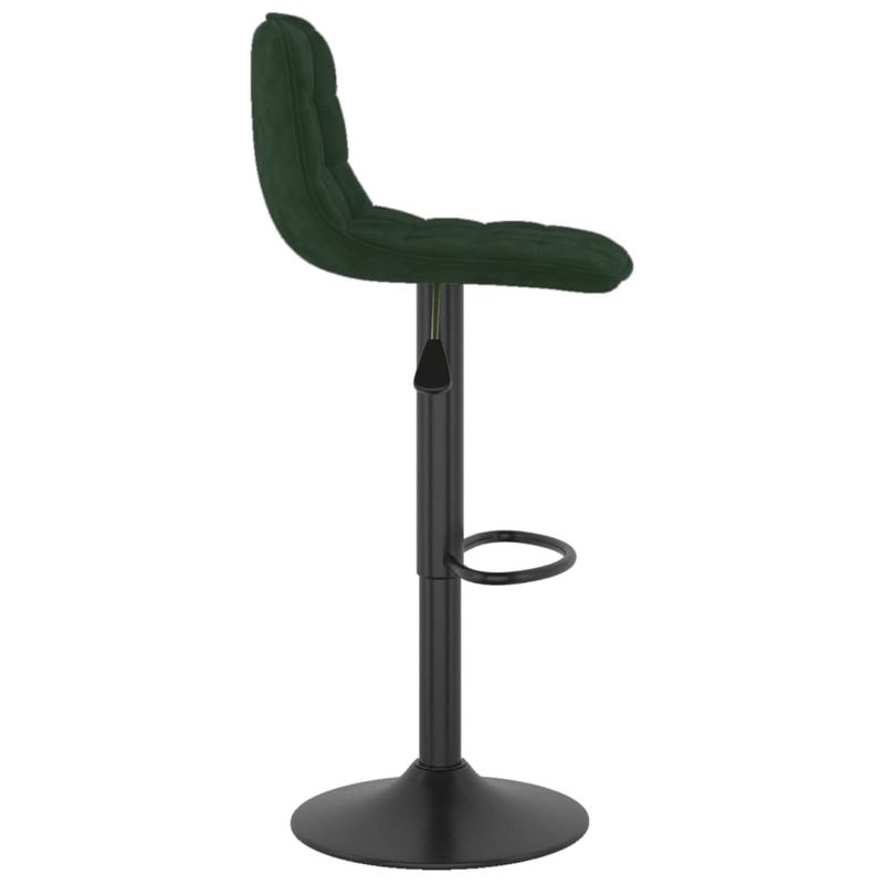 Casa si Gradina - Mobilier - Scaune si fotolii - Scaune - Scaune de bar, 2 buc., verde inchis, catifea - Infinity.ro