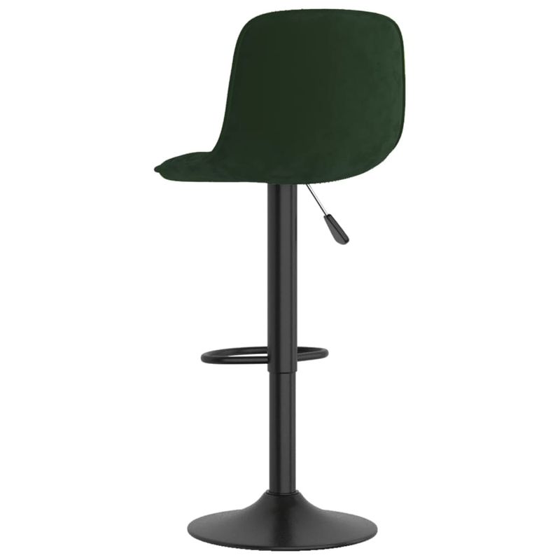 Casa si Gradina - Mobilier - Scaune si fotolii - Scaune - Scaune de bar, 2 buc., verde inchis, catifea - Infinity.ro