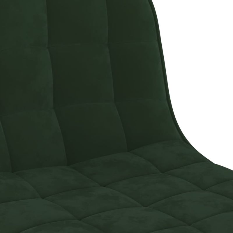 Casa si Gradina - Mobilier - Scaune si fotolii - Scaune - Scaune de bar, 2 buc., verde inchis, catifea - Infinity.ro