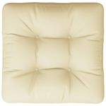 Casa si Gradina - Gradina si terasa - Mobilier exterior - Perne decorative exterior - Perna de paleti, crem, 50x50x12 cm, material textil - Infinity.ro