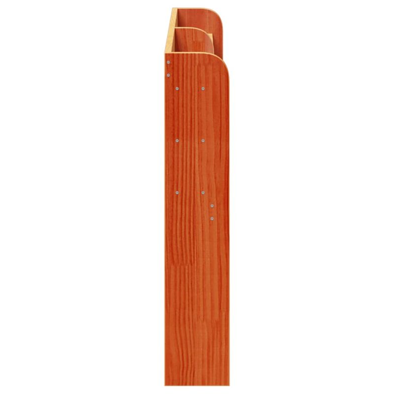 Casa si Gradina - Mobilier - Paturi si accesorii - Accesorii paturi - Tablie de pat cu rafturi, maro ceruit, 140 cm, lemn masiv pin, mărime 150x16x82 cm - Infinity.ro