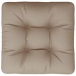 Casa si Gradina - Gradina si terasa - Mobilier exterior - Perne decorative exterior - Perna de paleti, gri taupe, 50x50x12 cm, material textil - Infinity.ro