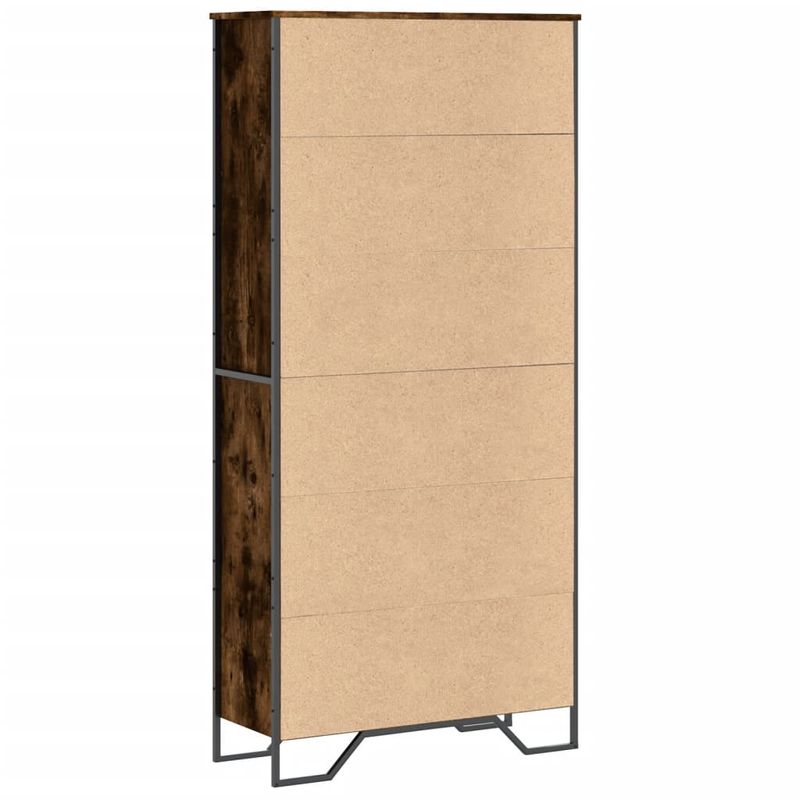 Casa si Gradina - Mobilier - Biblioteci si rafturi - Biblioteci - Biblioteca, stejar fumuriu, 80x31x169 cm, lemn prelucrat - Infinity.ro