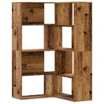 Casa si Gradina - Mobilier - Biblioteci si rafturi - Biblioteci - Biblioteca 4 niveluri lemn vechi 85x85x140 cm lemn prelucrat - Infinity.ro