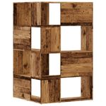 Casa si Gradina - Mobilier - Biblioteci si rafturi - Biblioteci - Biblioteca 4 niveluri lemn vechi 85x85x140 cm lemn prelucrat - Infinity.ro