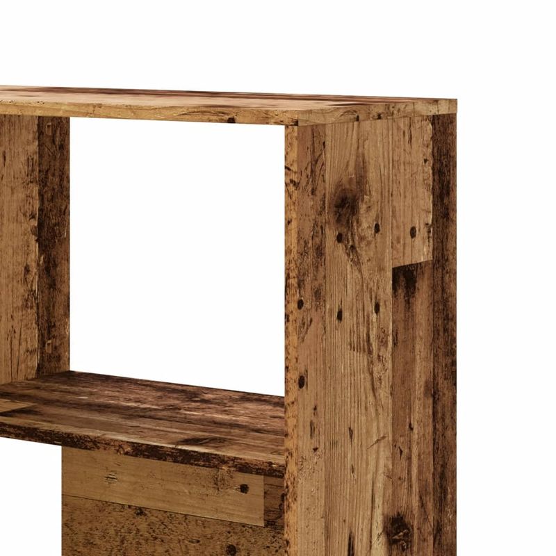 Casa si Gradina - Mobilier - Biblioteci si rafturi - Biblioteci - Biblioteca 4 niveluri lemn vechi 85x85x140 cm lemn prelucrat - Infinity.ro