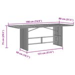 Casa si Gradina - Gradina si terasa - Mobilier exterior - Seturi mobila gradina - Set bistro de gradina cu perne, 7 piese, gri, poliratan - Infinity.ro