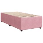 Casa si Gradina - Mobilier - Paturi si accesorii - Paturi - Cadru de pat, roz, 90x200 cm, catifea - Infinity.ro
