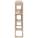 Casa si Gradina - Mobilier - Paturi si accesorii - Accesorii paturi - Tablie de pat cu rafturi, 150 cm, lemn masiv de pin, natural, mărime 156x19x82 cm - Infinity.ro