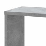 Casa si Gradina - Mobilier - Biblioteci si rafturi - Rafturi - Raft coltar perete gri beton 45x45x147 cm lemn prelucrat - Infinity.ro
