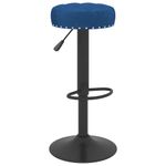 Casa si Gradina - Mobilier - Scaune si fotolii - Scaune - Scaune de bar, 2 buc., albastru, catifea - Infinity.ro