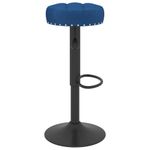 Casa si Gradina - Mobilier - Scaune si fotolii - Scaune - Scaune de bar, 2 buc., albastru, catifea - Infinity.ro