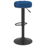 Casa si Gradina - Mobilier - Scaune si fotolii - Scaune - Scaune de bar, 2 buc., albastru, catifea - Infinity.ro