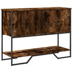 Casa si Gradina - Mobilier - Comode si corpuri - Console - Masuta consola, stejar fumuriu, 100x35x74,5 cm, lemn prelucrat - Infinity.ro