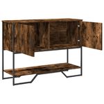 Casa si Gradina - Mobilier - Comode si corpuri - Console - Masuta consola, stejar fumuriu, 100x35x74,5 cm, lemn prelucrat - Infinity.ro