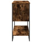 Casa si Gradina - Mobilier - Comode si corpuri - Console - Masuta consola, stejar fumuriu, 100x35x74,5 cm, lemn prelucrat - Infinity.ro