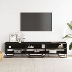 Casa si Gradina - Mobilier - Comode si corpuri - Comode - Dulap TV, negru, 180x34x41 cm, lemn prelucrat - Infinity.ro