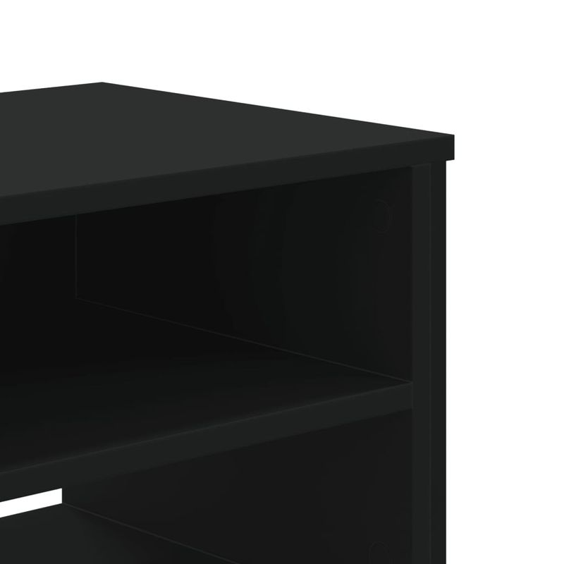 Casa si Gradina - Mobilier - Comode si corpuri - Comode - Dulap TV, negru, 180x34x41 cm, lemn prelucrat - Infinity.ro