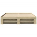 Casa si Gradina - Mobilier - Paturi si accesorii - Paturi - Cadru de pat, stejar sonoma, 160x200 cm, lemn prelucrat - Infinity.ro
