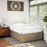 Casa si Gradina - Mobilier - Paturi si accesorii - Paturi - Cadru de pat, cappuccino, 120x190 cm, piele ecologica - Infinity.ro