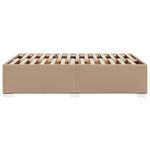 Casa si Gradina - Mobilier - Paturi si accesorii - Paturi - Cadru de pat, cappuccino, 120x190 cm, piele ecologica - Infinity.ro