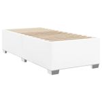 Casa si Gradina - Mobilier - Paturi si accesorii - Paturi - Cadru de pat, alb, 100x200 cm, piele ecologica - Infinity.ro