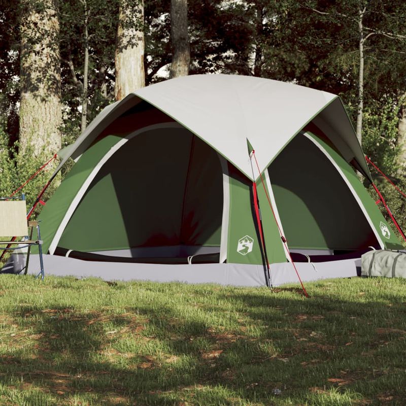 Sport si Outdoor - Camping - Corturi camping - Cort de camping, 4 persoane, verde, impermeabil - Infinity.ro