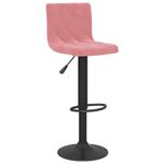 Casa si Gradina - Mobilier - Scaune si fotolii - Scaune - Scaune de bar, 2 buc., roz, catifea - Infinity.ro