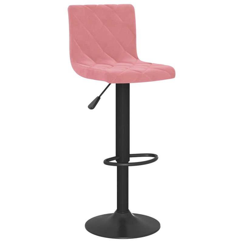 Casa si Gradina - Mobilier - Scaune si fotolii - Scaune - Scaune de bar, 2 buc., roz, catifea - Infinity.ro